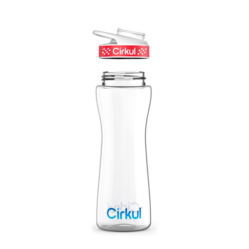 22oz. Plastic Bottle & Comfort Grip Lid
